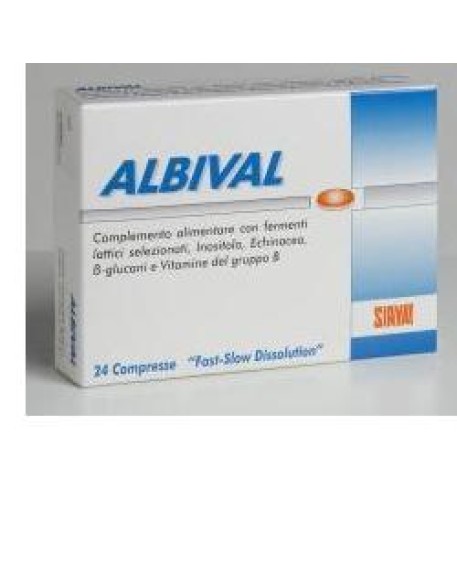 ALBIVAL PROBIOTICO 24 COMPRESSE