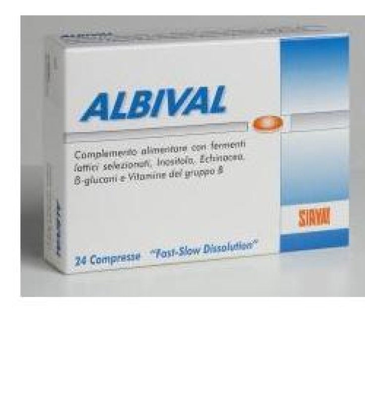 ALBIVAL PROBIOTICO 24 COMPRESSE