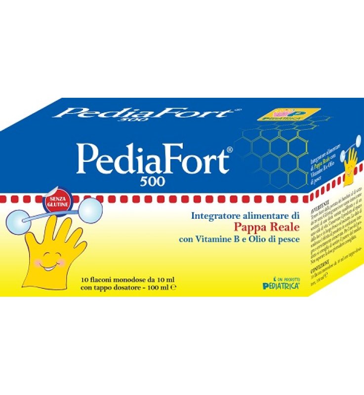 PEDIAFORT 500 10 FIALE PEDIAFORT 500 10 FIALE