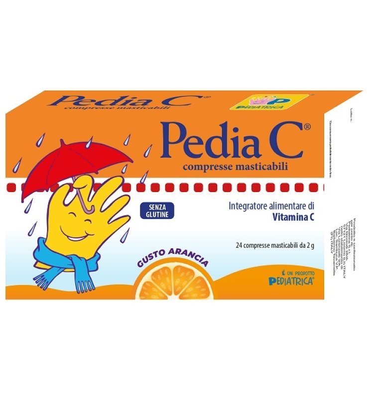 PEDIA C ARANCIA 24 COMPRESSE MASTICABILI PEDIA C ARANCIA 24 COMPRESSE MASTICABILI