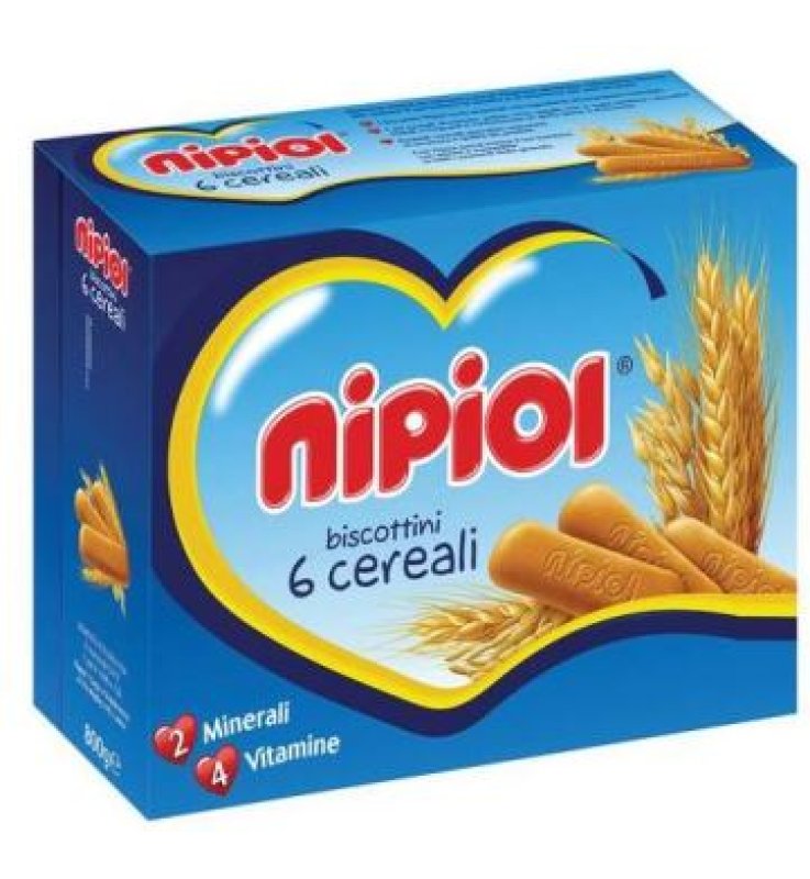 NIPIOL BISCOTTINI 6 CEREALI 800 G