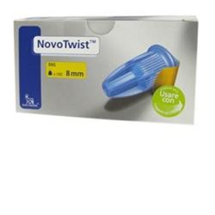 AGO PER PENNA DA INSULINA NOVOTWIST GAUGE 30 LUNGHEZZA 8 MM100 PEZZI AGO PER PENNA DA INSULINA NOVOTWIST GAUGE 30 LUNGHEZZA 8 MM100 PEZZI