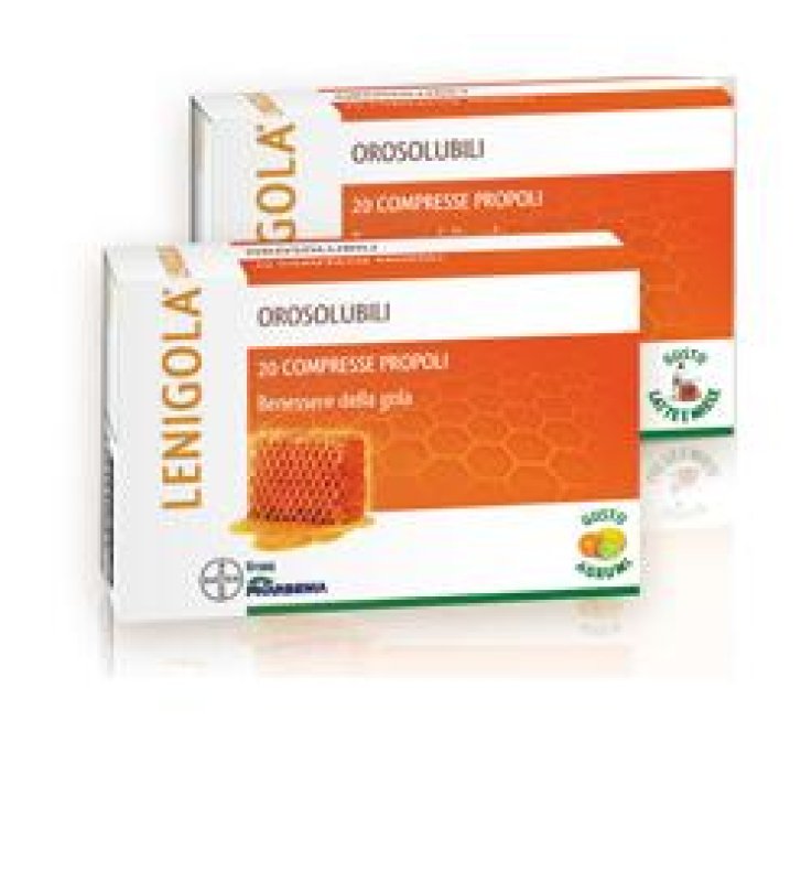 LENIGOLA OROSOLUBILI LATTE MIELE 20 COMPRESSE