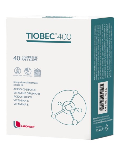 TIOBEC 400 40 COMPRESSE FAST-SLOW