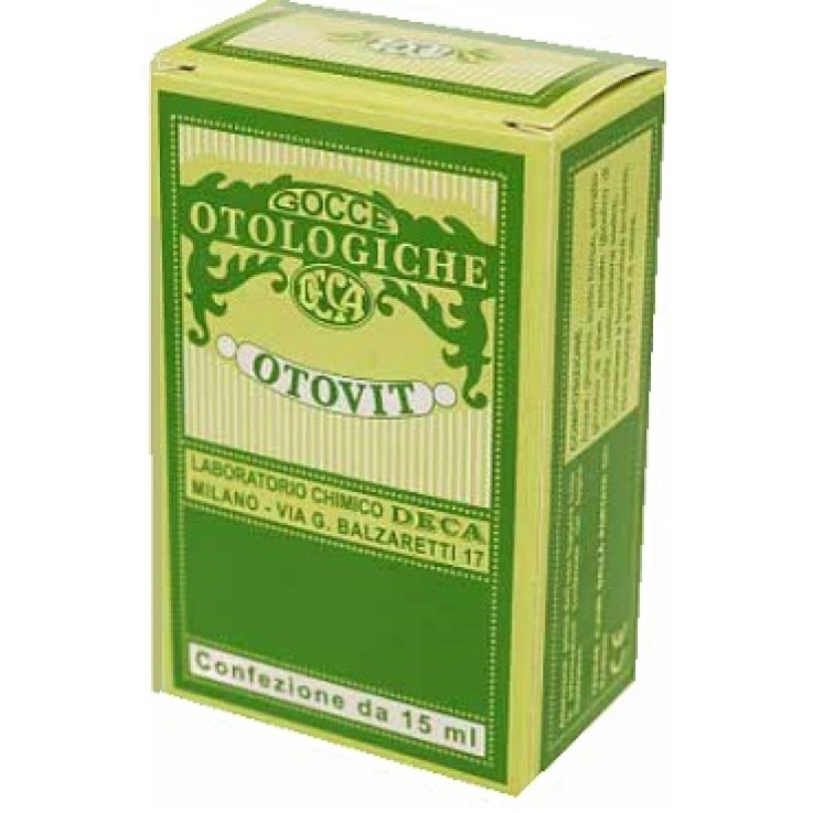 OTOVIT GOCCE OTOLOGICHE 15 ML OTOVIT GOCCE OTOLOGICHE 15 ML
