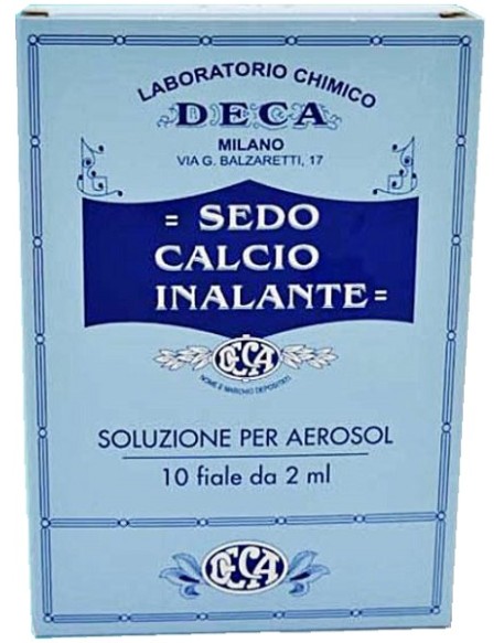 SEDO CALCIO INALANTE SOLUZIONE AEROSOL 10 FIALE 2 ML