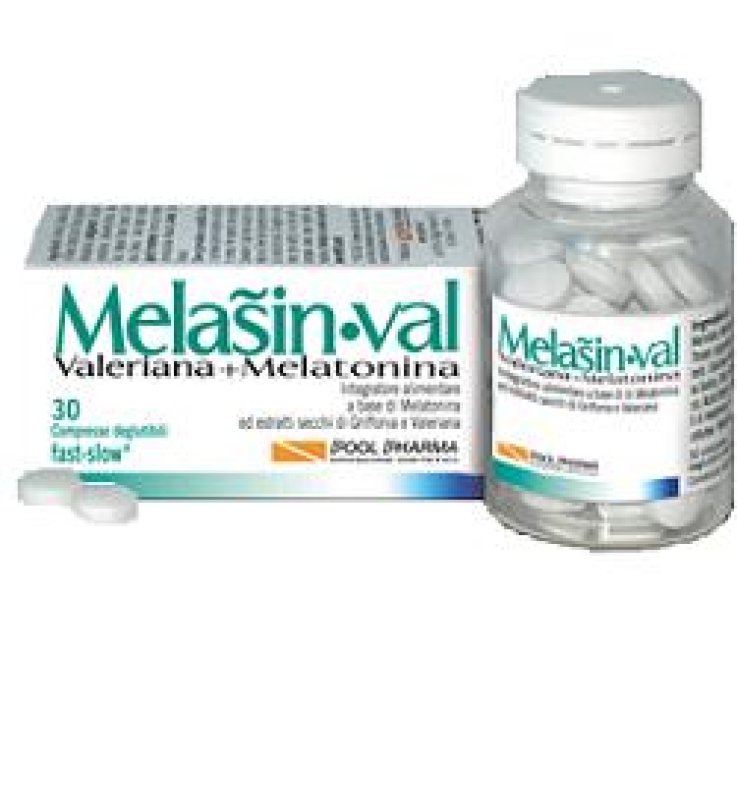 MELASIN VAL 1 MG 30 COMPRESSE 220 MG MELASIN VAL 1 MG 30 COMPRESSE 220 MG