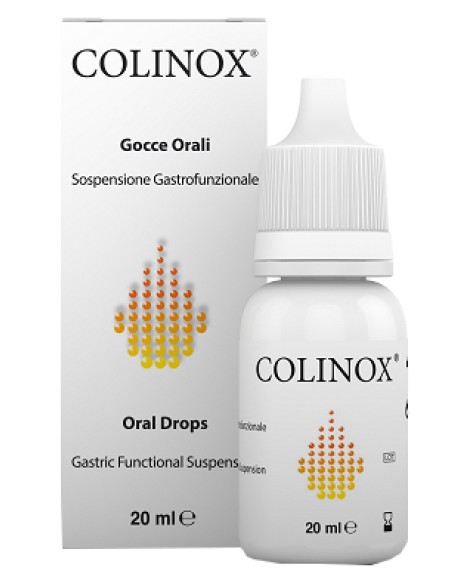 COLINOX SOSPENSIONE GASTROFUNZIONALE GOCCE OROSOLUBILI TRATTAMENTO METEORISMO AEROFAGIA COLICHE GASSOSE 20 ML