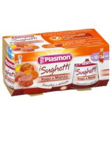 PLASMON SUGH RAGU'MANZO 2X80G