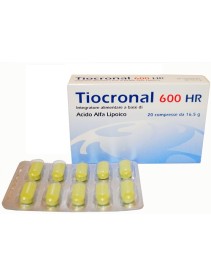 TIOCRONAL 600 HR 20 COMPRESSE