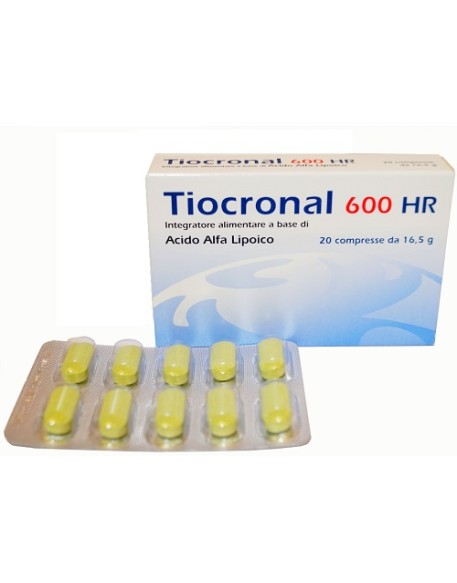 TIOCRONAL 600 HR 20 COMPRESSE