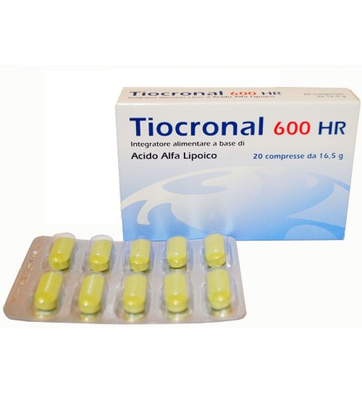 TIOCRONAL 600 HR 20 COMPRESSE