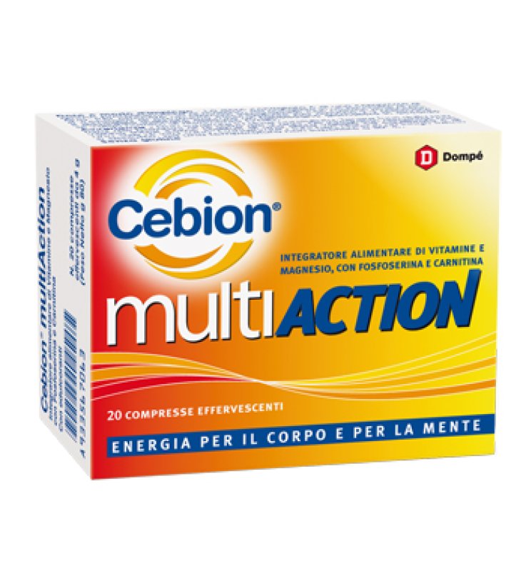 CEBION MULTIACTION 20 COMPRESSE EFFERVESCENTI