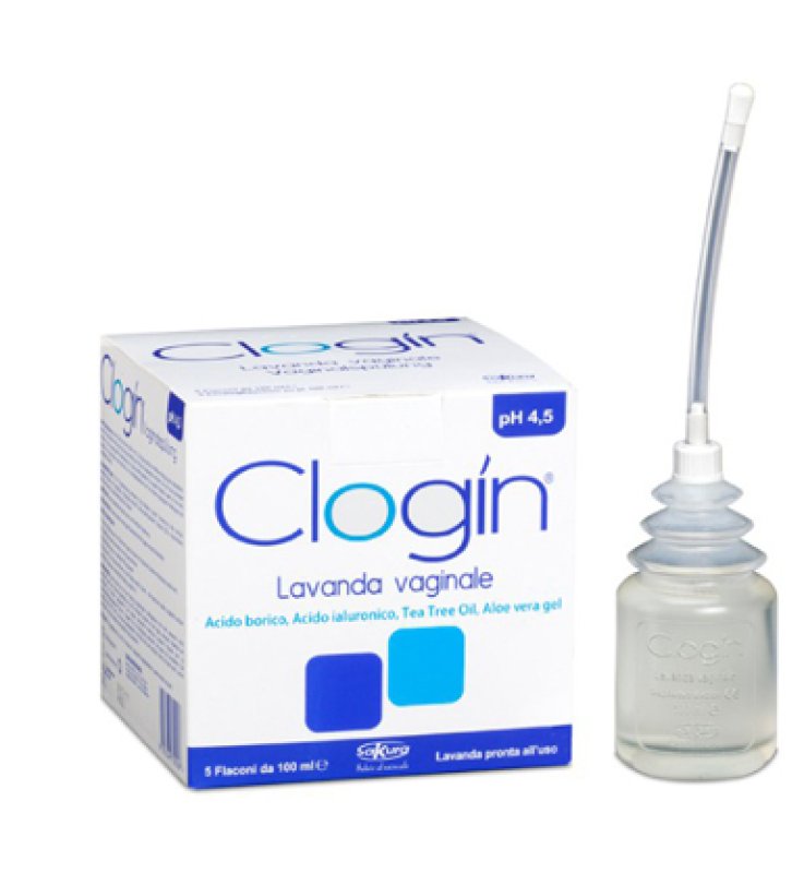 CLOGIN LAVANDA VAGINALE 5 FLACONI DA 100 ML + 5 CANNULE VAGINALI MONOUSO