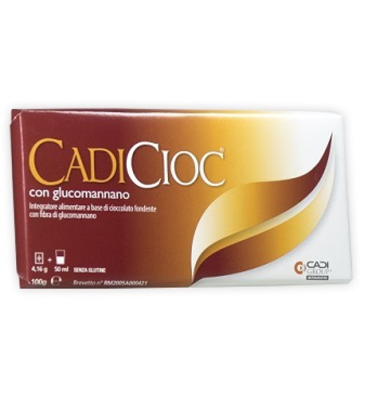 CADICIOC TAVOLETTA FONDENTE CON GLUCOMANNANO 100 G
