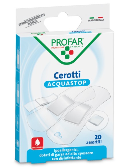 CEROTTO ACQUASTOP ASSORTITI PROFAR 20 PEZZI