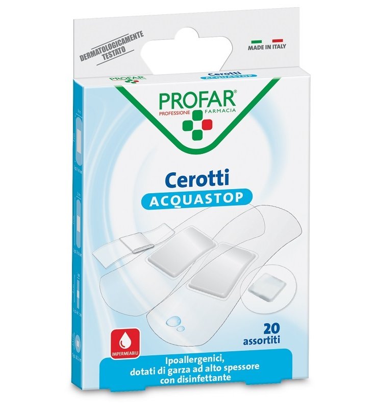 CEROTTO ACQUASTOP ASSORTITI PROFAR 20 PEZZI