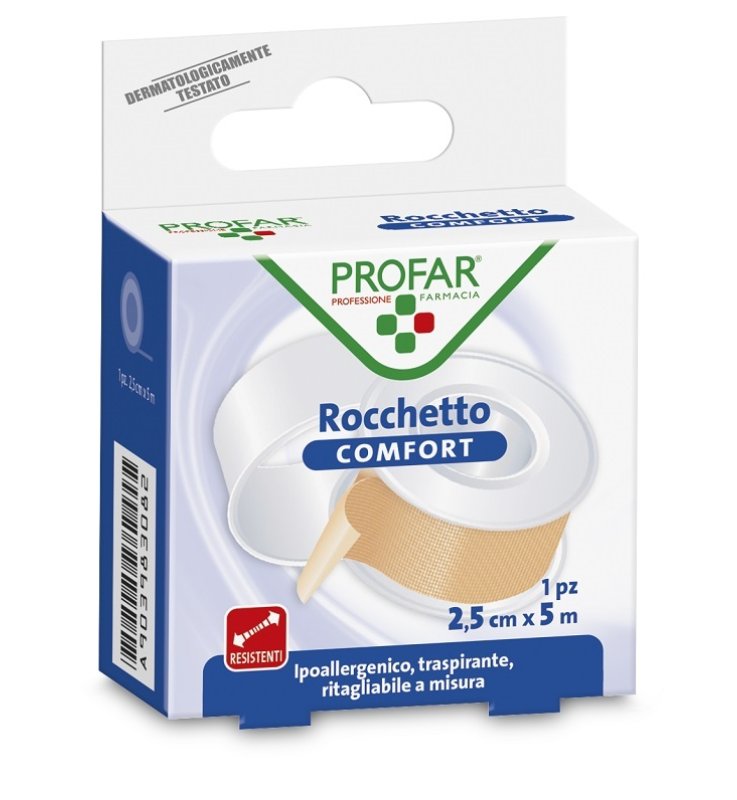 ROCCHETTO IN TELA COMFORT 2,5 CM X 5 M PROFAR