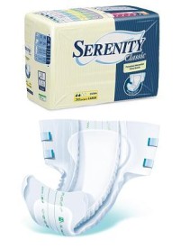 PANNOLONE PER INCONTINENZA SERENITY CLASSIC SUPERDRY FORMATOEXTRA LARGE 30 PEZZI