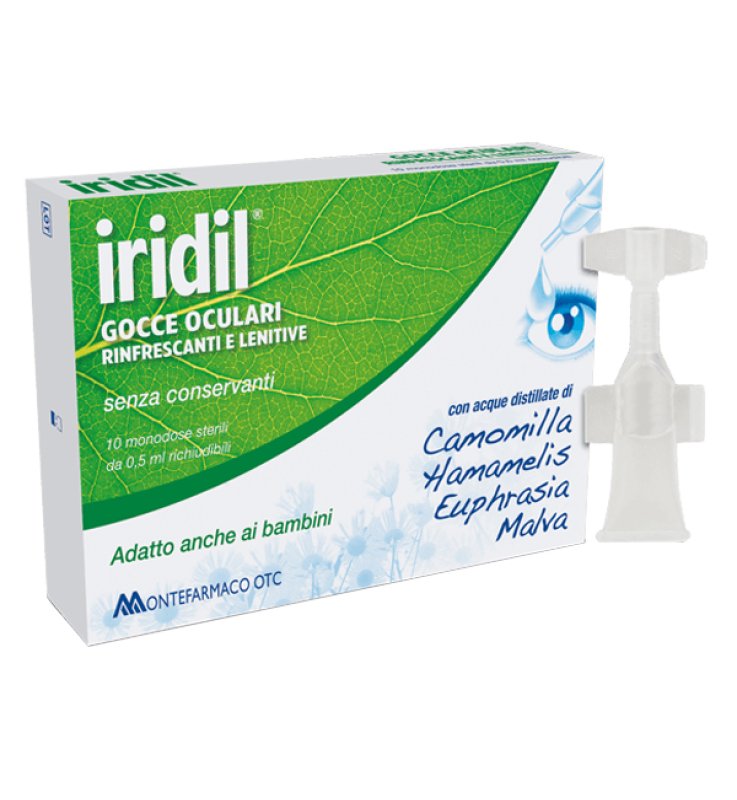 GOCCE OCULARI IRIDIL 10 AMPOLLE MONODOSE RICHIUDIBILI 0,5 ML GOCCE OCULARI IRIDIL 10 AMPOLLE MONODOSE RICHIUDIBILI 0,5 ML