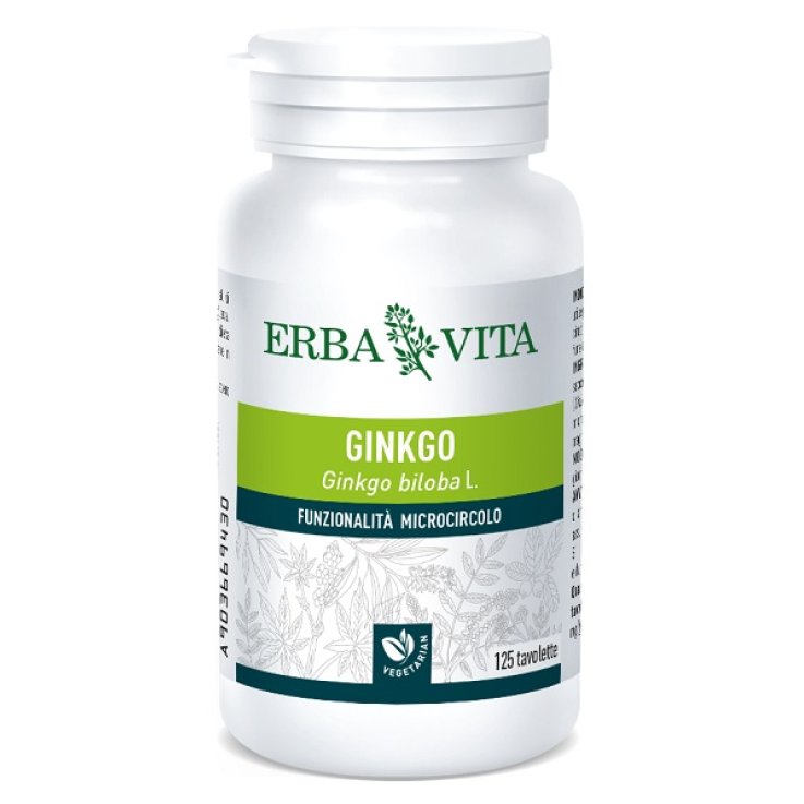 GINKGO BILOBA 125 TAVOLETTE 400 MG GINKGO BILOBA 125 TAVOLETTE 400 MG