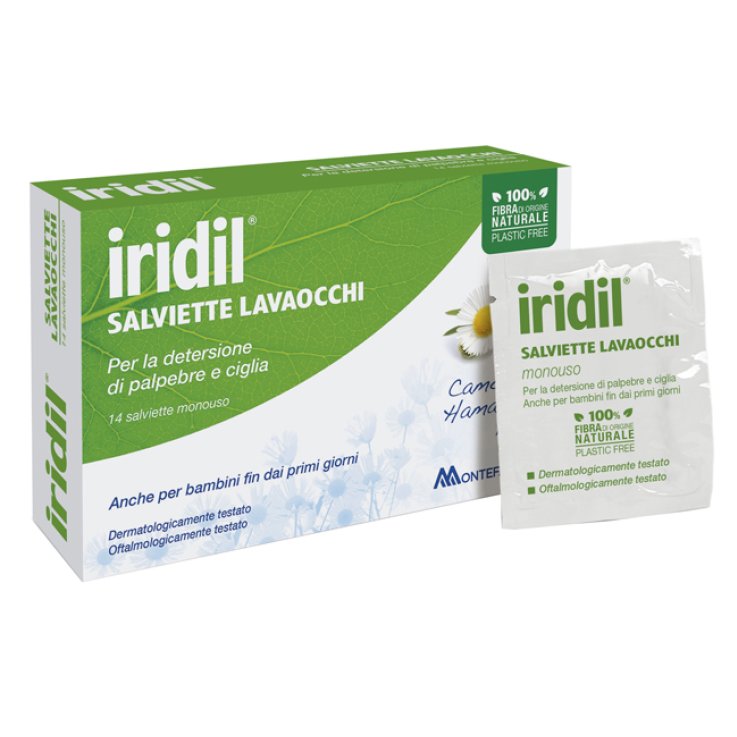 IRIDIL LAVAOCCHI 14 SALVIETTE MONOUSO IRIDIL LAVAOCCHI 14 SALVIETTE MONOUSO