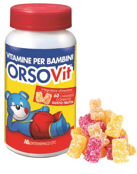 ORSOVIT CARAMELLE GOMMOSE VITAMINA BB SENZA GLUTINE 60PZ*