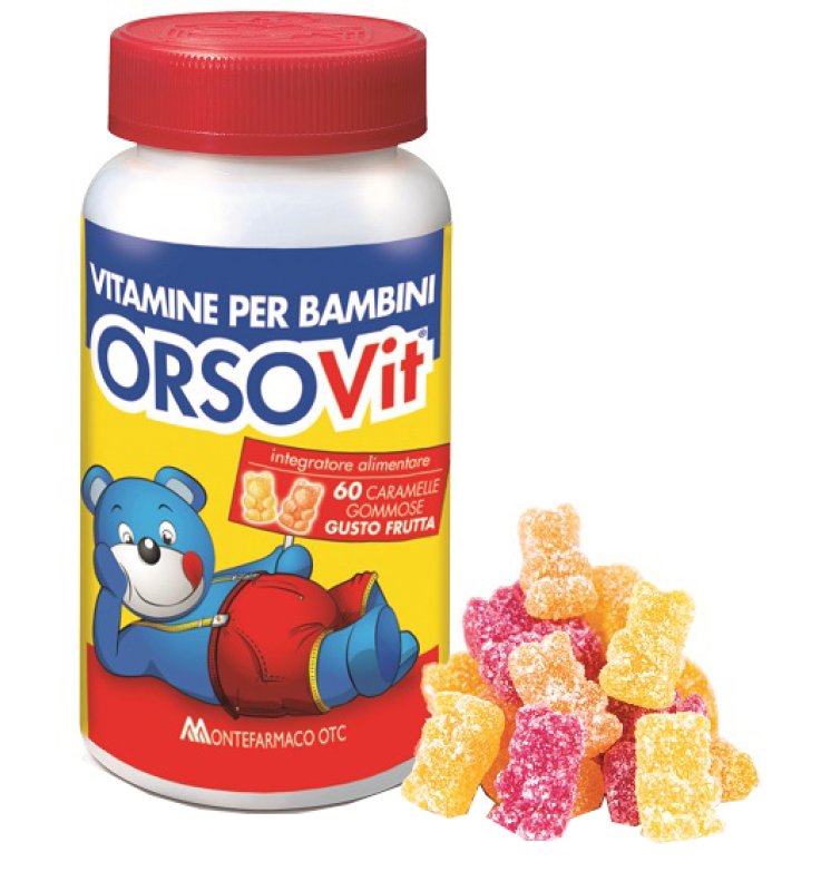 ORSOVIT CARAMELLE GOMMOSE VITAMINA BB SENZA GLUTINE 60PZ* ORSOVIT CARAMELLE GOMMOSE VITAMINA BB SENZA GLUTINE 60PZ*