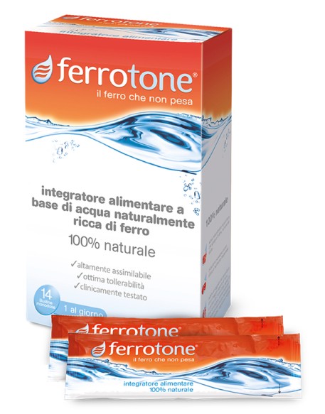 FERROTONE 14 BUSTINE 20 MG