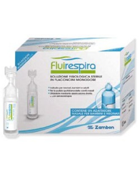 FLUIRESPIRA SOLUZIONE FISIOLOGICA STERILE 30 FLACONCINI MONODOSE DA 5ML