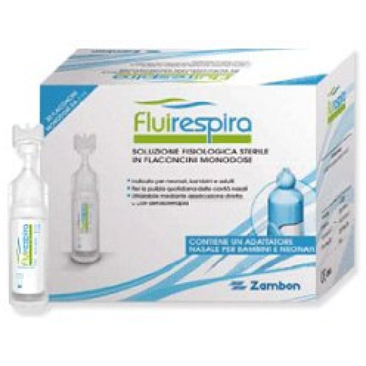 FLUIRESPIRA SOLUZIONE FISIOLOGICA STERILE 30 FLACONCINI MONODOSE DA 5ML FLUIRESPIRA SOLUZIONE FISIOLOGICA STERILE 30 FLACONCINI MONODOSE DA 5ML
