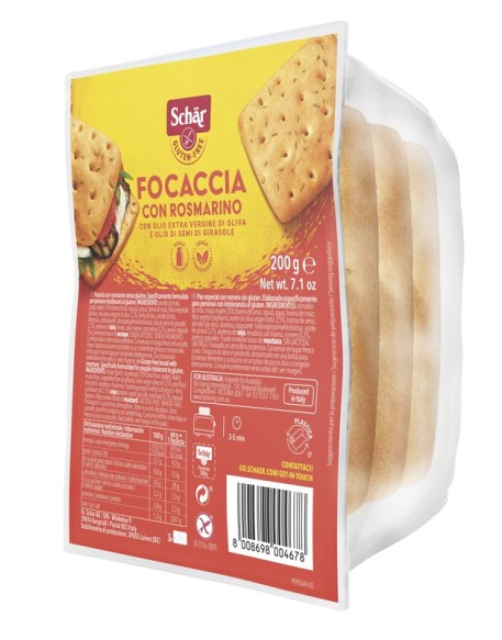 SCHAR FOCACCIA ROSMARINO 200G