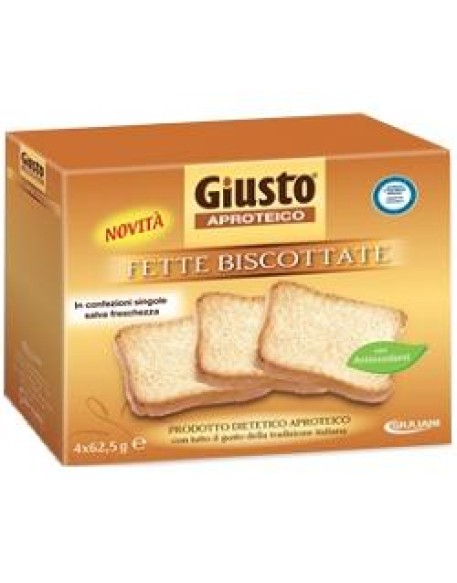 GIUSTO APROTEICO FETTE BISCOTTATE 250 G