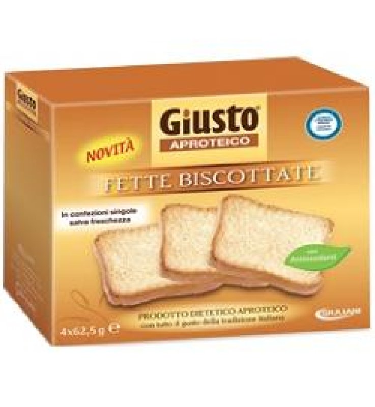 GIUSTO APROTEICO FETTE BISCOTTATE 250 G