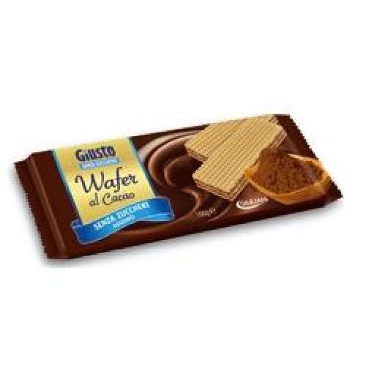 GIUSTO SENZA ZUCCHERO WAFERS CACAO 150 G GIUSTO SENZA ZUCCHERO WAFERS CACAO 150 G