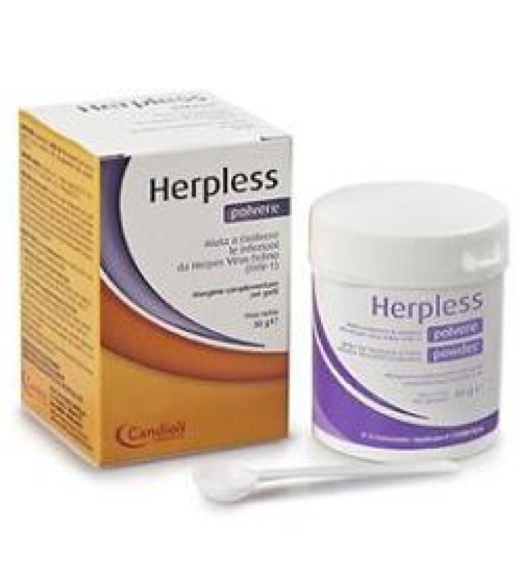 HERPLESS POLVERE BARATTOLO 30 G CON MISURINO