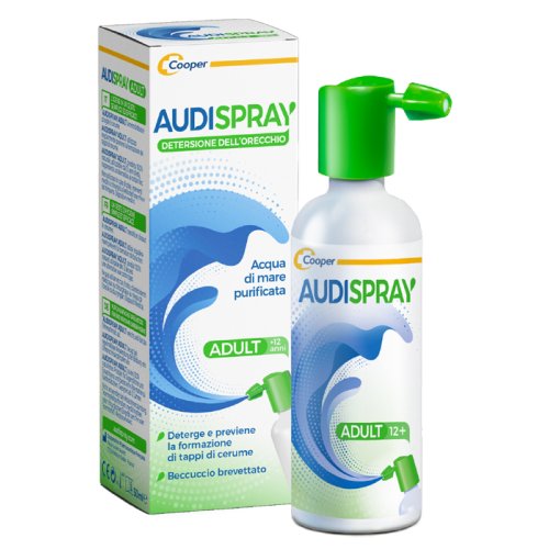 AUDISPRAY ADULT SOLUZIONE DI ACQUA DI MARE IPERTONICA SPRAYSENZA GAS DETERSIONE ORECCHIO 50ML