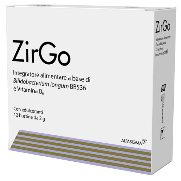 ZirGo integratore per l'equilibrio della microflora intestinale 12 bustine ZirGo integratore per l'equilibrio della microflora intestinale 12 bustine