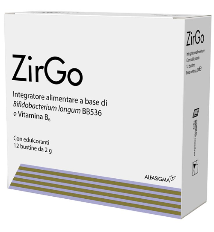 ZirGo integratore per l'equilibrio della microflora intestinale 12 bustine