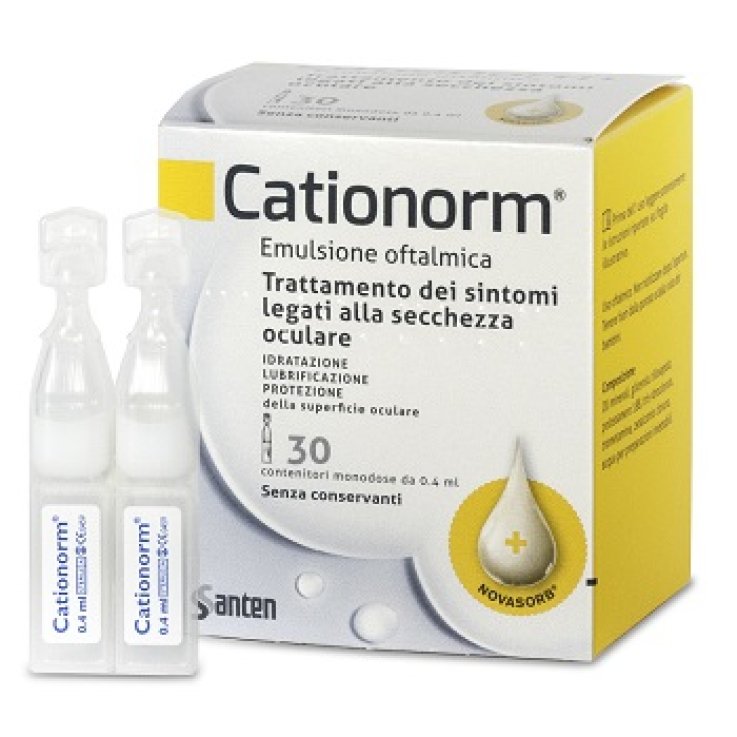 CATIONORM GOCCE 30 FIALE MONODOSE DA 0,4 ML CATIONORM GOCCE 30 FIALE MONODOSE DA 0,4 ML