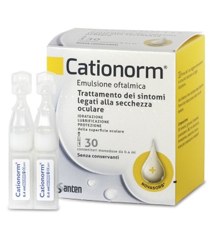 CATIONORM GOCCE 30 FIALE MONODOSE DA 0,4 ML CATIONORM GOCCE 30 FIALE MONODOSE DA 0,4 ML