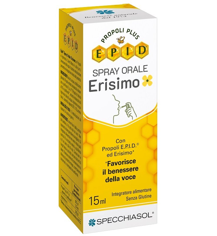 EPID SPRAY OROSOLUBILE ERISIMO 15 ML