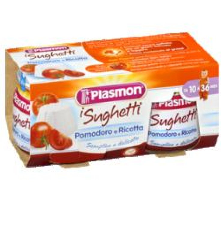 PLASMON Sugh.Pom+Ricotta 2x80g