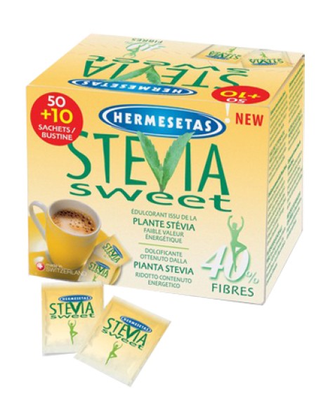 HERMESETAS STEVIA 50+10 BUSTINE