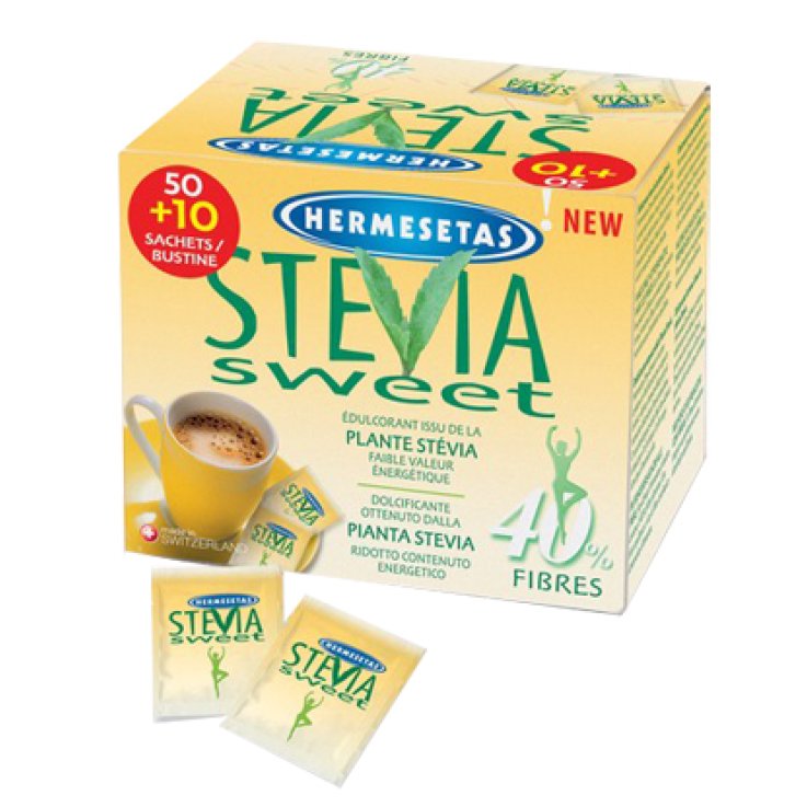 HERMESETAS STEVIA 50+10 BUSTINE HERMESETAS STEVIA 50+10 BUSTINE
