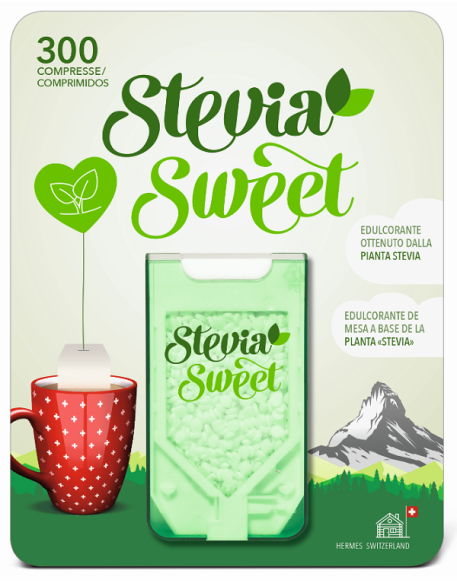 HERMESETAS STEVIA 300CPR