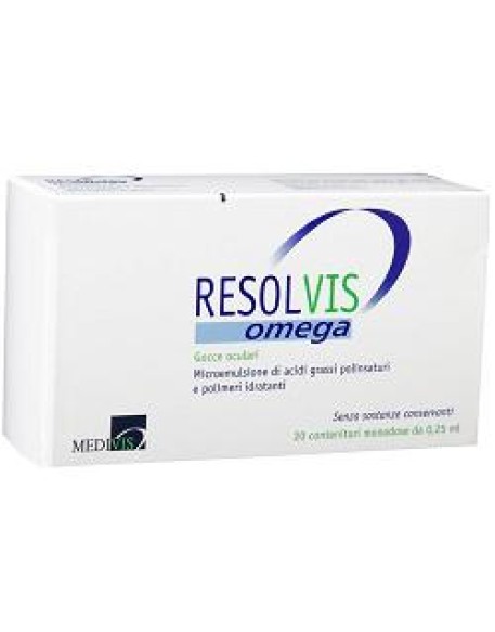 GOCCE OCULARI RESOLVIS OMEGA 20 FIALE MONODOSE 0,25 ML