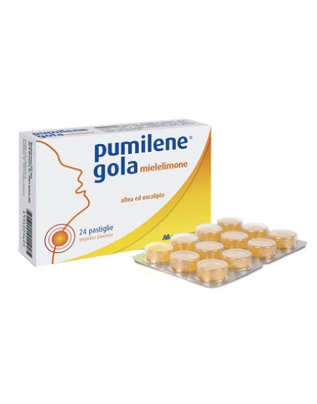 PUMILENE GOLA MIELE LIMONE 24 PASTIGLIE