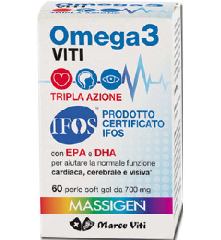 OMEGA3 VITI TRIPLA AZIONE 60 PERLE OMEGA3 VITI TRIPLA AZIONE 60 PERLE
