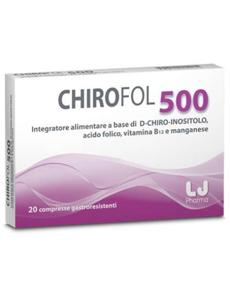 CHIROFOL 500 20 COMPRESSE GASTRORESISTENTI